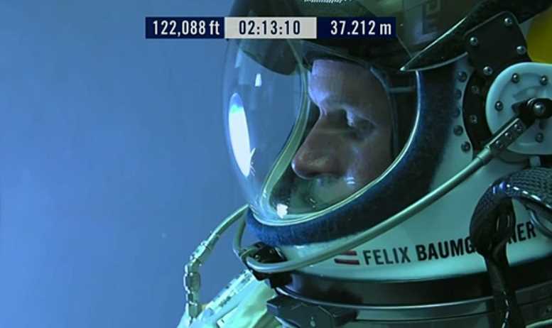 Felix Baumgartner ses hızını aşan ilk insan oldu