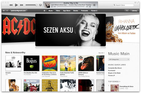 iTunes Store Türkiye’ye Açıldı