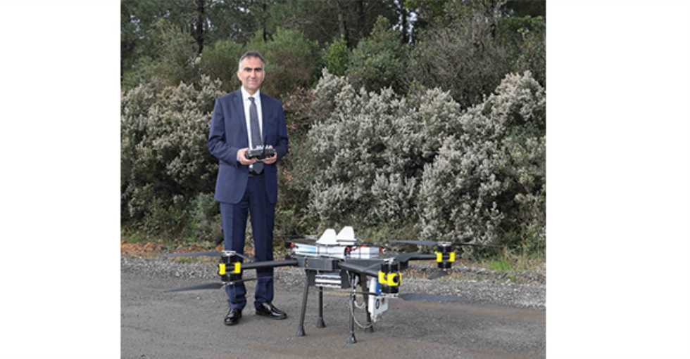 Uçan baz istasyonu Dronecell, afetler ve acil durumlarda hayat kurtaracak